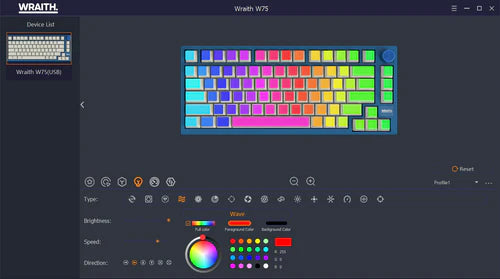 Wraith W75 Analog Keyboard